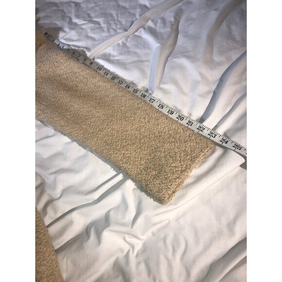 Halston Women's Vintage Oatmeal Tweed Wool Fall Winter Coat - Picture 8 of 8